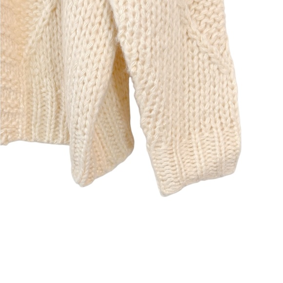 Anthropologie FRNCH Chunky Stitch Cardigan Sweater Medium - Picture 7 of 12